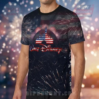 Walt Disney 250 Years Of Freedom One Timeless Icon 3D T-Shirt