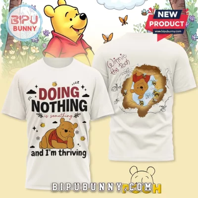 Winnie the Pooh Doing Nothing Relaxed Pose T-Shirt