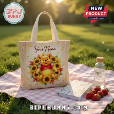 Winnie the Pooh Personalized Tote Bag