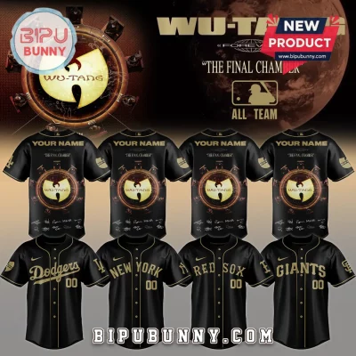 Wu-Tang Clan x MLB Custom Signature The Final Chamber Baseball Jersey