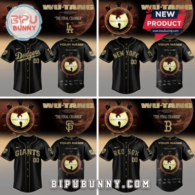 Wu-Tang Clan x MLB Custom Signature The Final Chamber Baseball Jersey