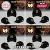 Black caps with gold embroidered city letters LA, B, NY, T and a side Wu-Tang Clan W logo!