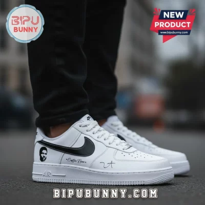 Ye BULLY Album Custom White Air Force 1 Sneakers