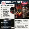 Silver AC/DC YETI travel mug with handle, heavy metal design, bell, lightning, 'FOR THOSE ABOUT TO ROCK WE SALUTE YOU'! Red/yellow AC/DC logo!