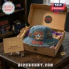 Blue denim AC/DC bucket hat with retro patches! Features 
