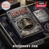 Dark gray metallic AC/DC Hells Bells Zippo lighter, industrial retro style, features brass bell and 