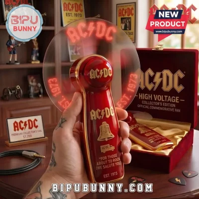 AC/DC High Voltage Collector’s Edition LED Hand Fan