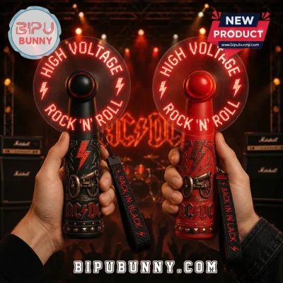 AC/DC High Voltage Rock N Roll LED Hand Fan