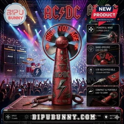 AC/DC High Voltage USB Rechargeable LED Hand Fan