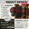 Black Yeti tumbler featuring metallic red AC DC High Voltage Highway To Hell logo and ornamental rock band graphics!