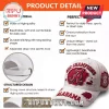 White distressed baseball cap with red embroidered SEC CHAMPIONS A ALABAMA and SOUTHEASTERN SEC CONFERENCE logos!