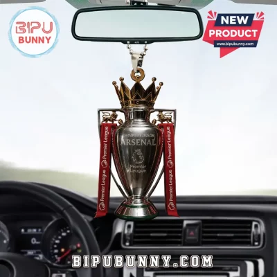 Arsenal FC Premier League Champions 2025/2026 Acrylic Car Ornament