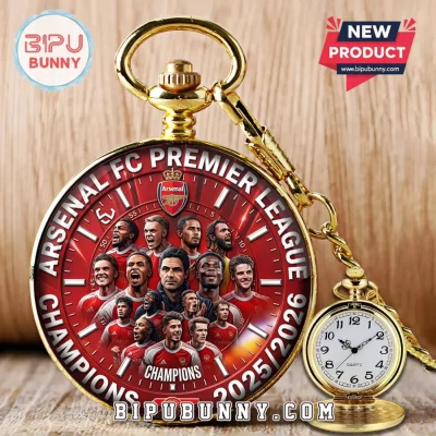 Arsenal FC Premier League Champions 2025/2026 Pocket Watch