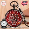 Black pocket watch with Arsenal FC logo, team players, and text Arsenal FC Premier League Champions 2025/2026!