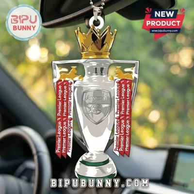 Arsenal FC Premier League Championship Trophy Car Ornament