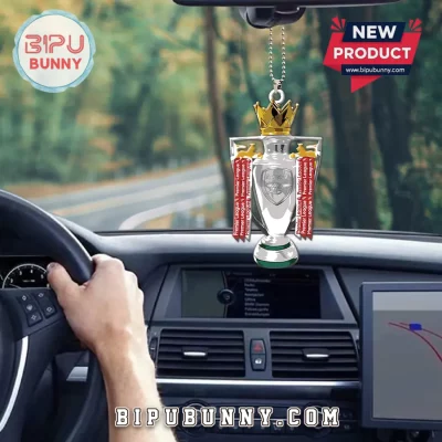 Arsenal FC Premier League Championship Trophy Car Ornament