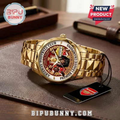 Arsenal Football Club Premier League Champions 2025-2026 Quartz Watch