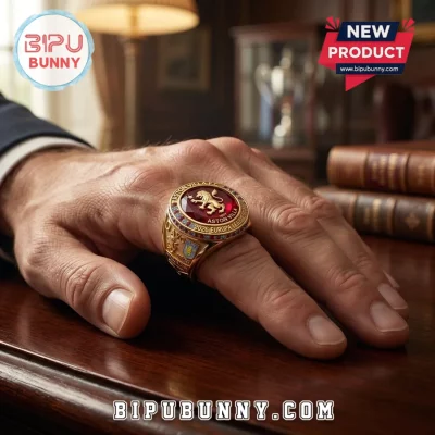 Aston Villa FC 2026 Europa League Champions Gold Ring