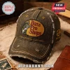 Distressed dark olive baseball cap with embroidered Bass Pro Shops logo and text Your Adventure Starts Here on front!
