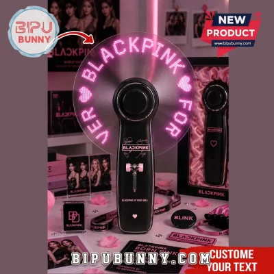BLACKPINK K-Pop Born Pink Tour LED Hand Fan