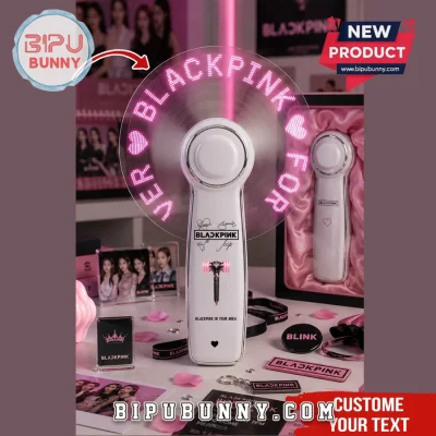 Blackpink Personalized LED Hand Fan