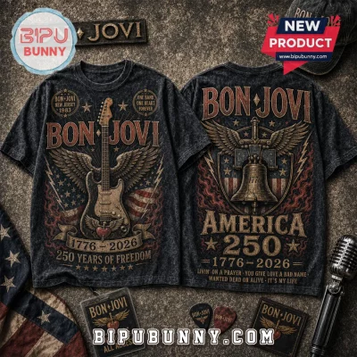 Bon Jovi America 250 Years of Freedom 1776-2026 T-Shirt