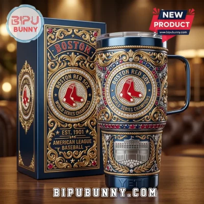 Boston Red Sox World Series Champions YETI Stanley Tumbler 40oz