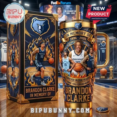 Brandon Clarke Memphis Grizzlies Memorial 40oz Tumbler