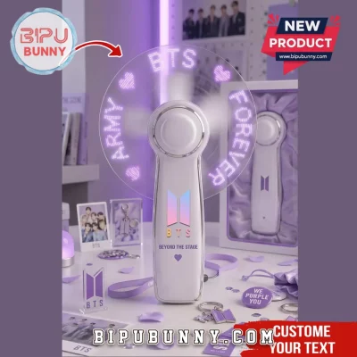 BTS ARMY K-Pop Fandom LED Hand Fan