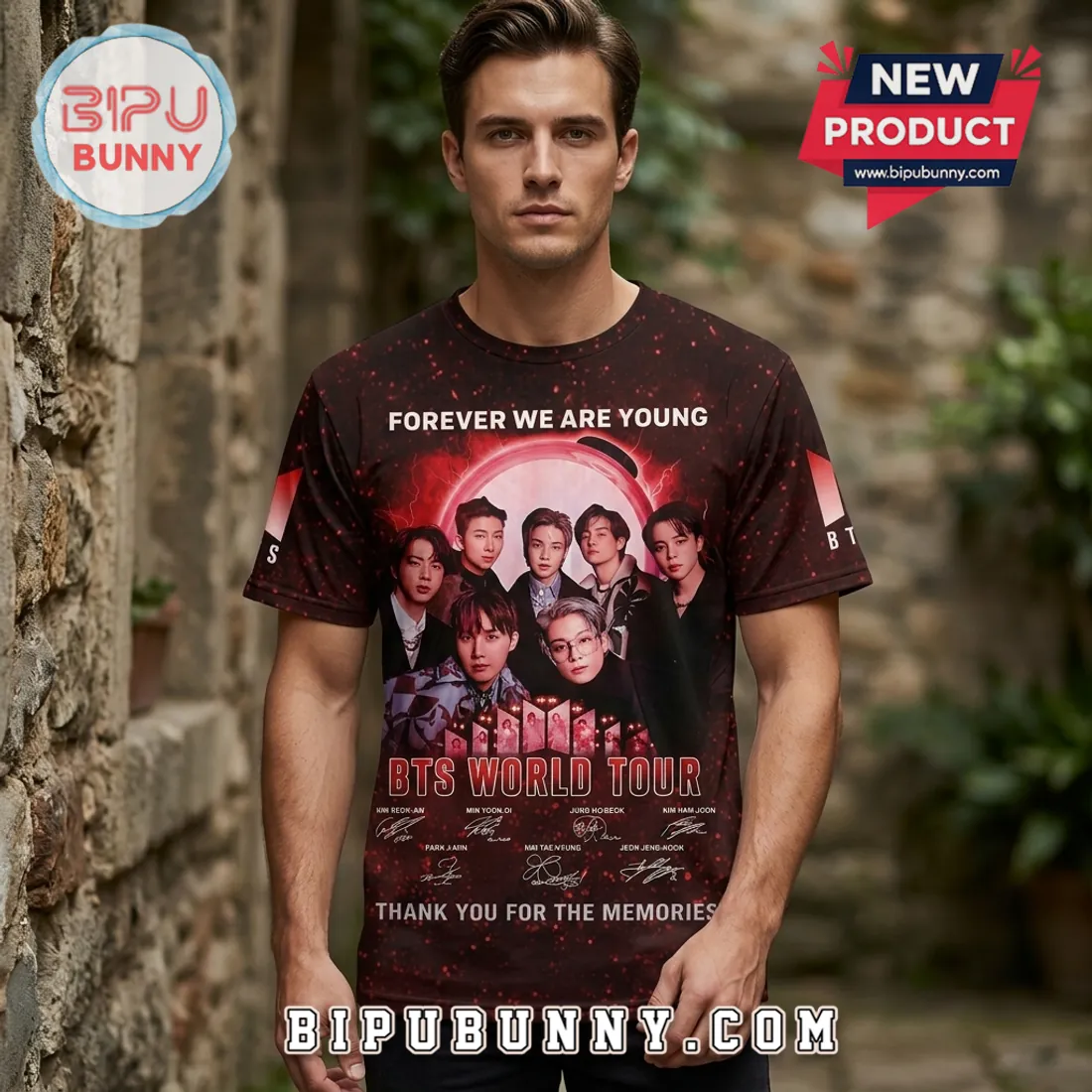 BTS World Tour Arirang Forever We Are Young Shirt BTS World Tour Arirang Forever We Are Young Shirt