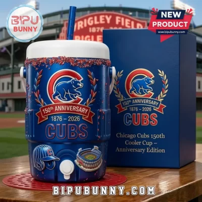 Chicago Cubs 150th Anniversary Commemorative Dugout Cooler Cup