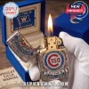 Gold silver ornate lighter with