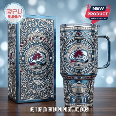 Colorado Avalanche YETI Stanley Tumbler 40oz