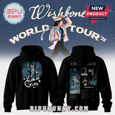 Conan Gray Wishbone World Tour Black 2026 Hoodie