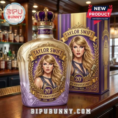 Crown Royal Taylor Swift 20th Anniversary Limited Edition Whiskey Bottle
