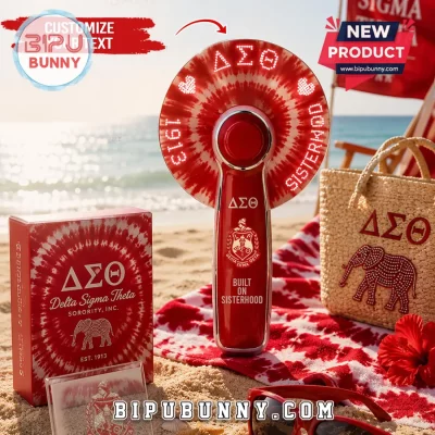 Delta Sigma Theta Customizable LED Hand Fan