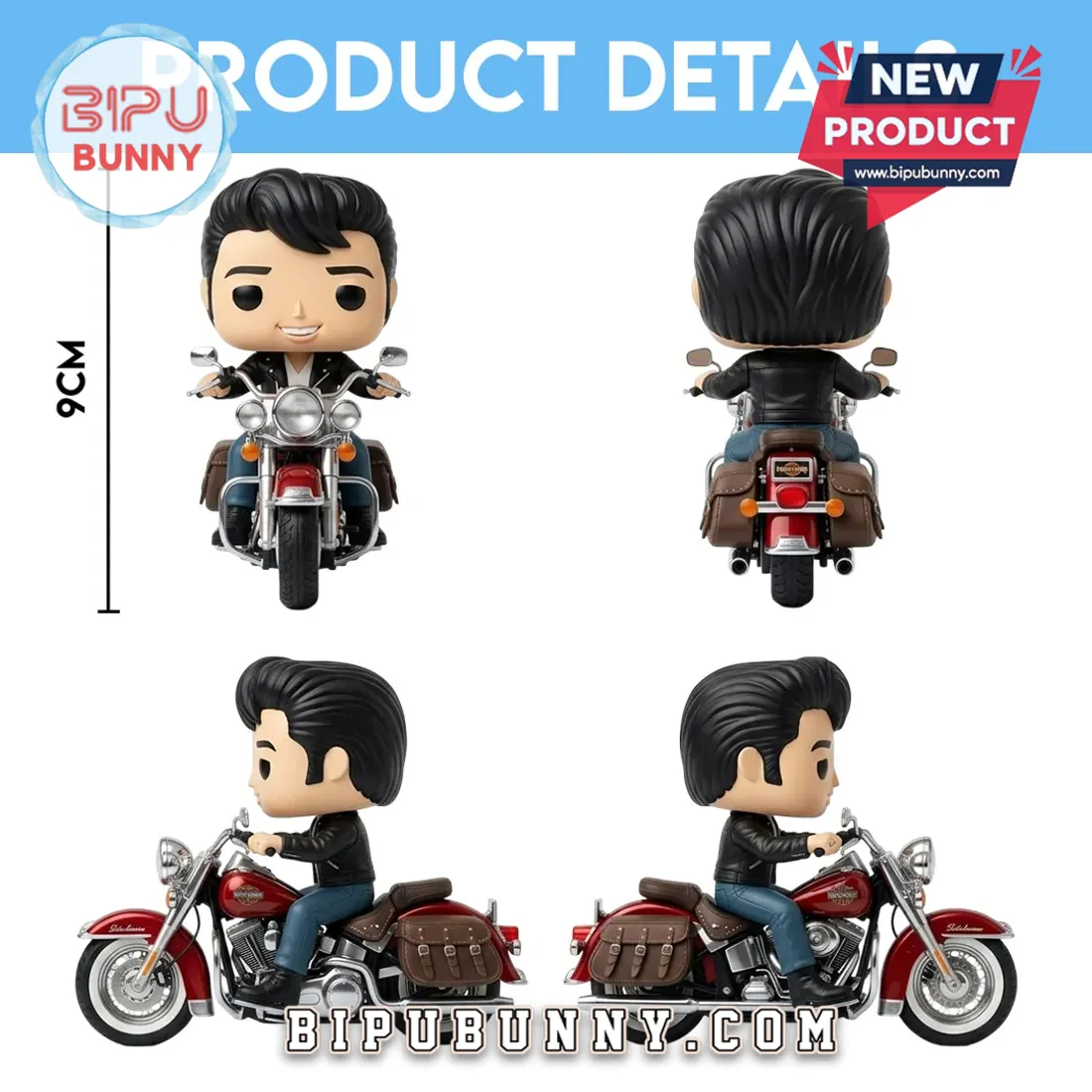 Elvis Presley Harley-Davidson 50th Anniversary Funko Vinyl Figure Elvis Presley Harley-Davidson 50th Anniversary Funko Vinyl Figure