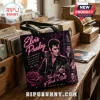 Black retro Elvis Presley tote bag with neon pink details, 'Elvis Presley', 'Truth is like the sun', 'The King of Rock 'n' Roll', 'FOREVER THE KING' text!