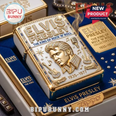 Elvis Presley The King of Rock N Roll Zippo Lighter Case