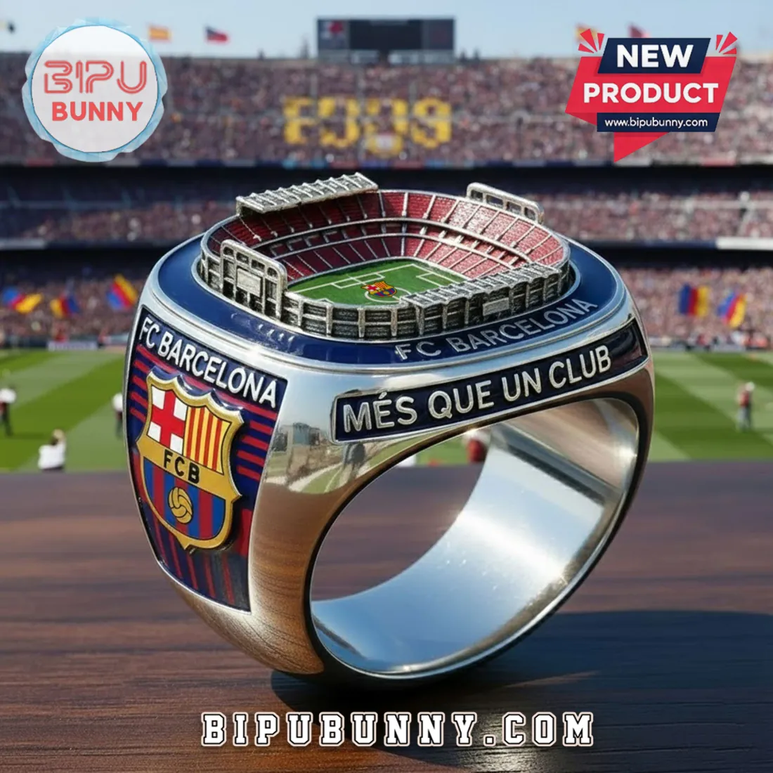 FC Barcelona Camp Nou Stadium Ring FC Barcelona Camp Nou Stadium Ring