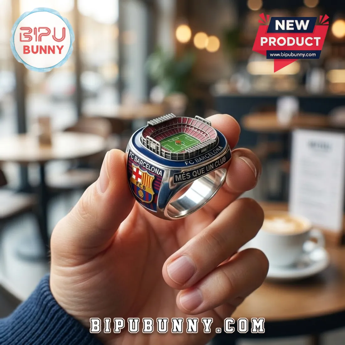 FC Barcelona Camp Nou Stadium Ring FC Barcelona Camp Nou Stadium Ring