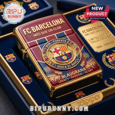 FC Barcelona Limited Edition Zippo Collector’s 1899-Forever Lighter