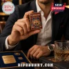 Gold, maroon, navy blue vintage FC Barcelona Zippo-style lighter with 