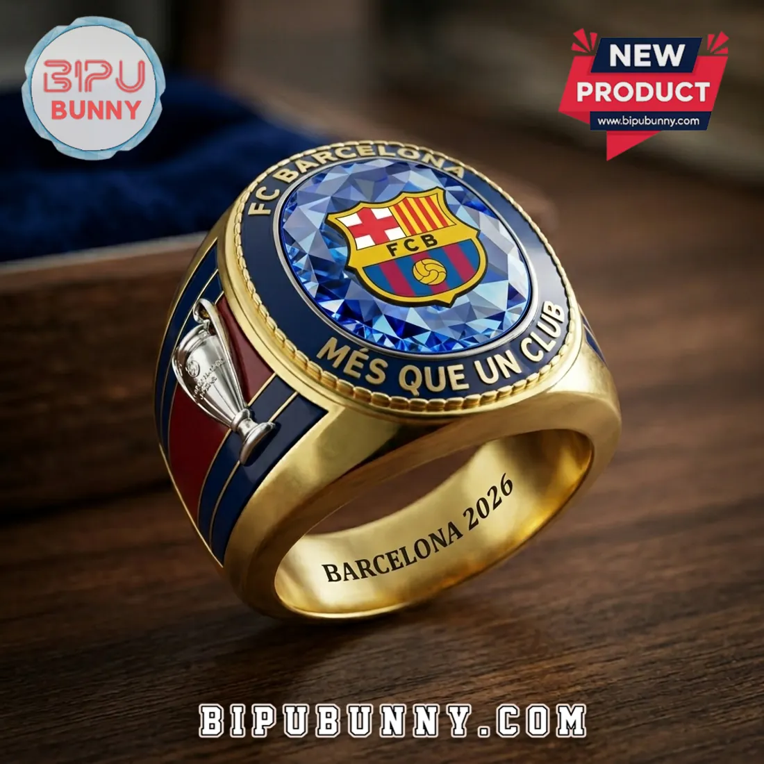 FC Barcelona Premium Commemorative Ring FC Barcelona Premium Commemorative Ring