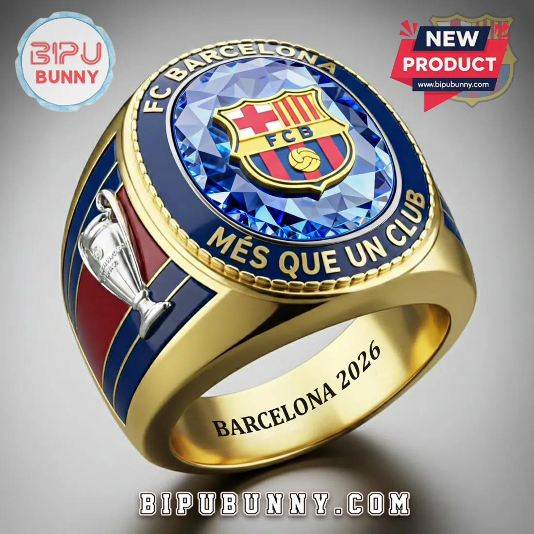 FC Barcelona Premium Commemorative Ring FC Barcelona Premium Commemorative Ring