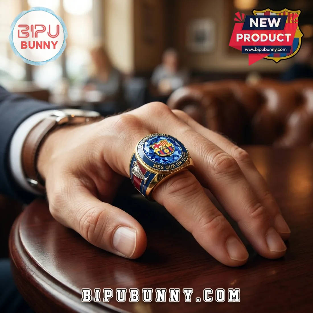 FC Barcelona Premium Commemorative Ring FC Barcelona Premium Commemorative Ring