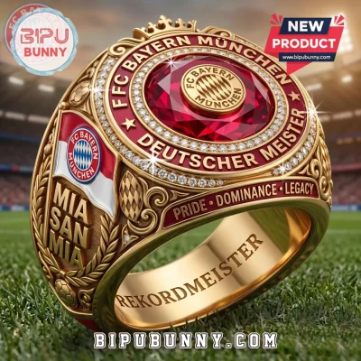 FC Bayern München Deutscher Meister Commemorative Ring