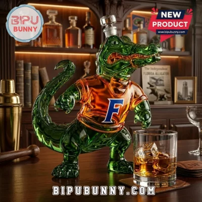 Florida Gators Albert Mascot 2026 Edition Glass Whiskey Decanter