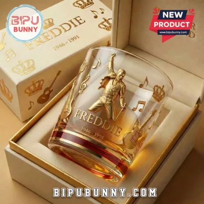 Freddie Mercury Legendary Commemorative Whiskey Glass