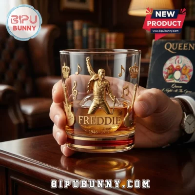 Freddie Mercury Legendary Commemorative Whiskey Glass